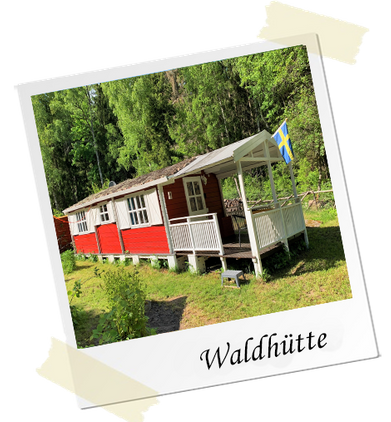 Ferienhaus Schweden - Die Waldhütte in Südschweden für den Urlaub am See geeignet für zwei Personen auch mit Hund