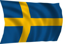 Schwedenflagge Schwedenfahne Ferienhaus Schweden See Natur